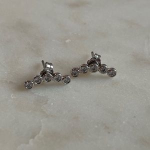 Swarovski touchstone crystal earrings NWOT